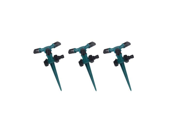 Rasensprenger Kreisregner mit Erdspiess 3er Set