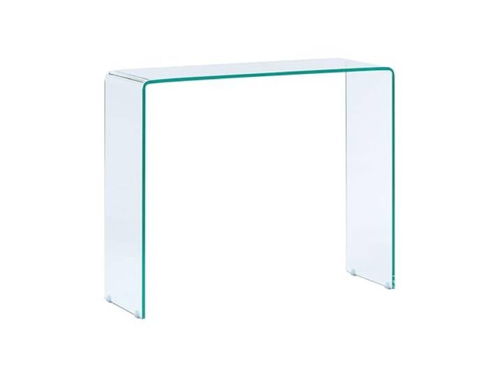 Beliani Minimalistischer Konsolentisch transparent Glas Kendall