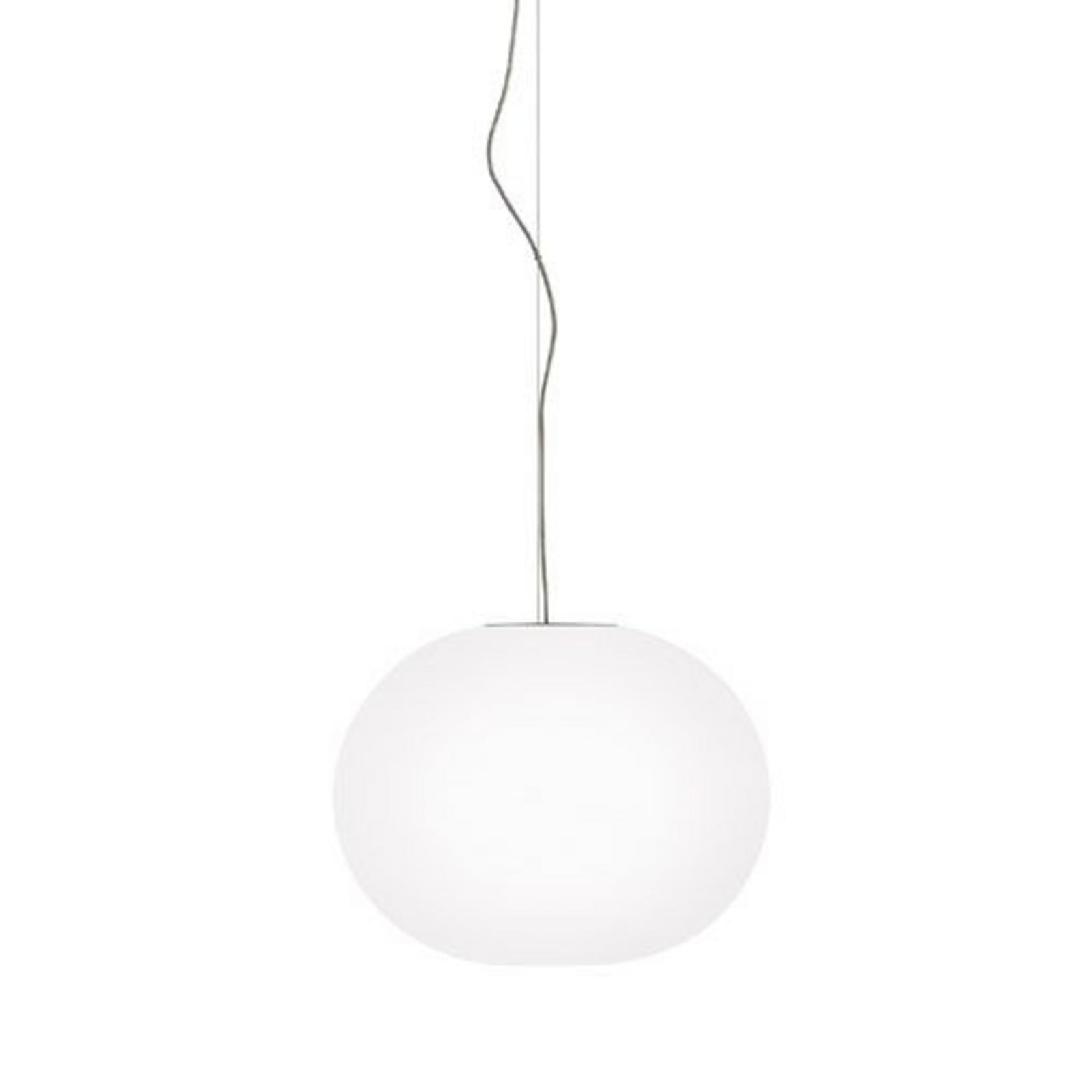 Flos Glo-Ball Mini S Design Hanglamp - Wit Glas - Dimbaar en Hoogteverstelbaar