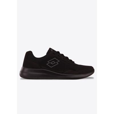Sneaker LOTTO, Damen, Gr. 45, Textil, schwarz (schwarz, grau), Synthetik, Textil, Schuhe Sneaker, besonders leicht & bequem