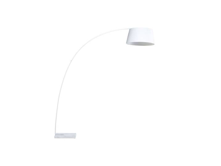 Lampadaire métal blanc