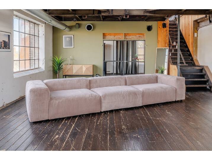 KAWOLA Sofa MIA Modulares Sofa Cord 8-tlg. – moderne Couch – wandelbares Sofa, Flexibel kombinierbar, weicher Cordbezug & hoher Sitzkomfort