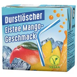 Durstlöscher Eistee Mango Erfrischungsgetränk 500ml