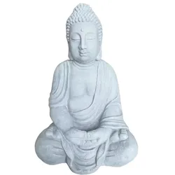 Relaxdays Buddha Figur 71 cm Grau