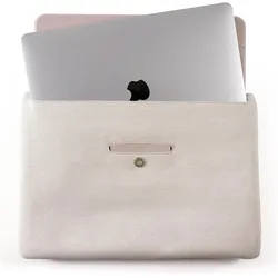 KMP Sleeve Slim MacBook Pro 13" Pink (13", Apple), Notebooktasche, Beige