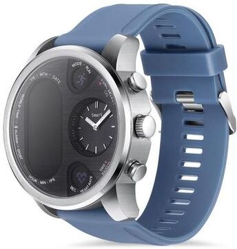 Inspired Deals T3 Men's Smart Watch Dual Display IP68 Waterproof Fitness Tracker Watch With 15 Day Standby blue