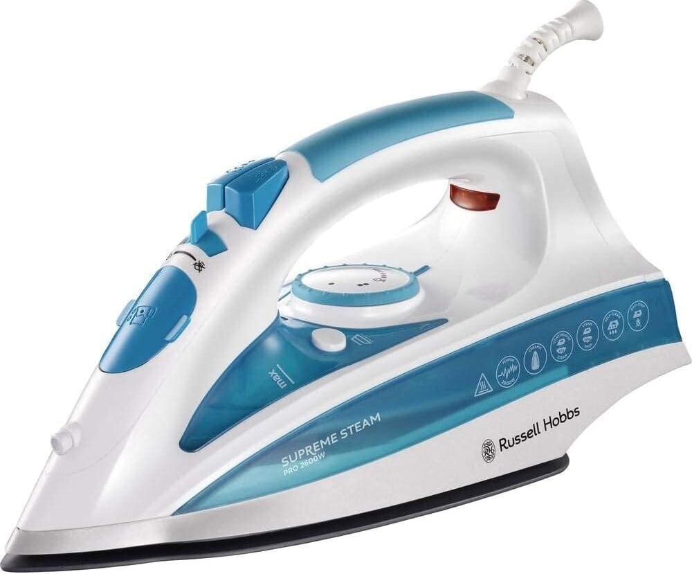 Russell Hobbs Supreme Steam Pro stoomstrijkijzer, 2600 Watt, 140 gram stoom per minuut