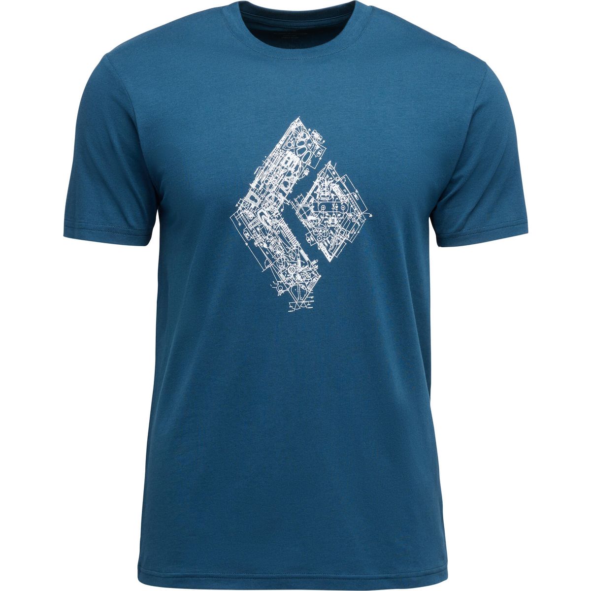 Black Diamond M Engineered Diamond SS Tee indigo (4013) MED AP7524724013MED1