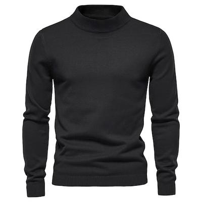 Neue Winter Rollkragen dicke Herren Pullover lässig Rollkragen einfarbig Qualität warm schlank Rollkragen Pullover Pullover Männer