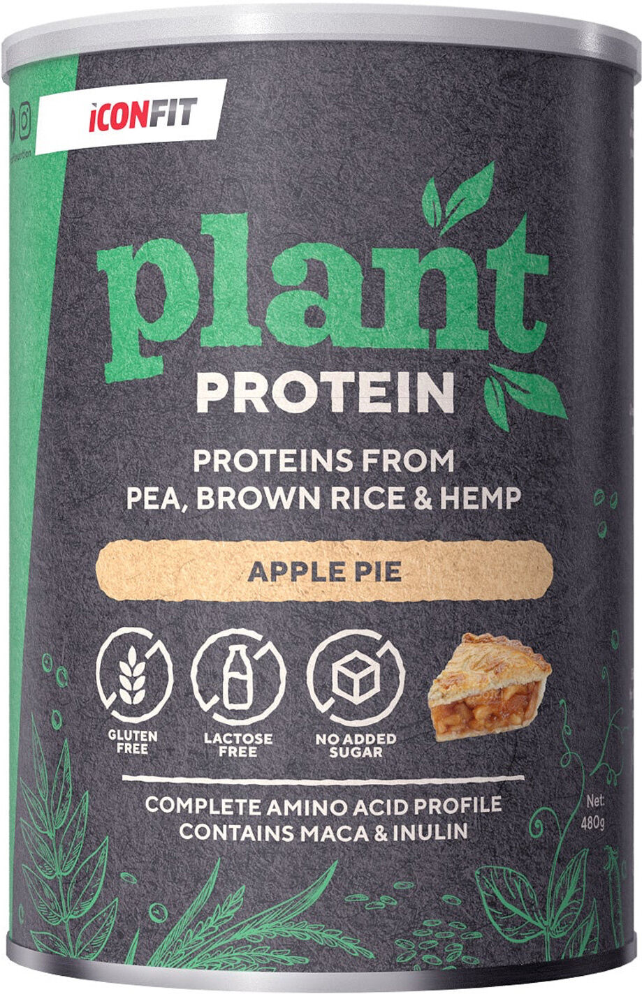 ICONFIT Plant Protein Apple Pie 480g