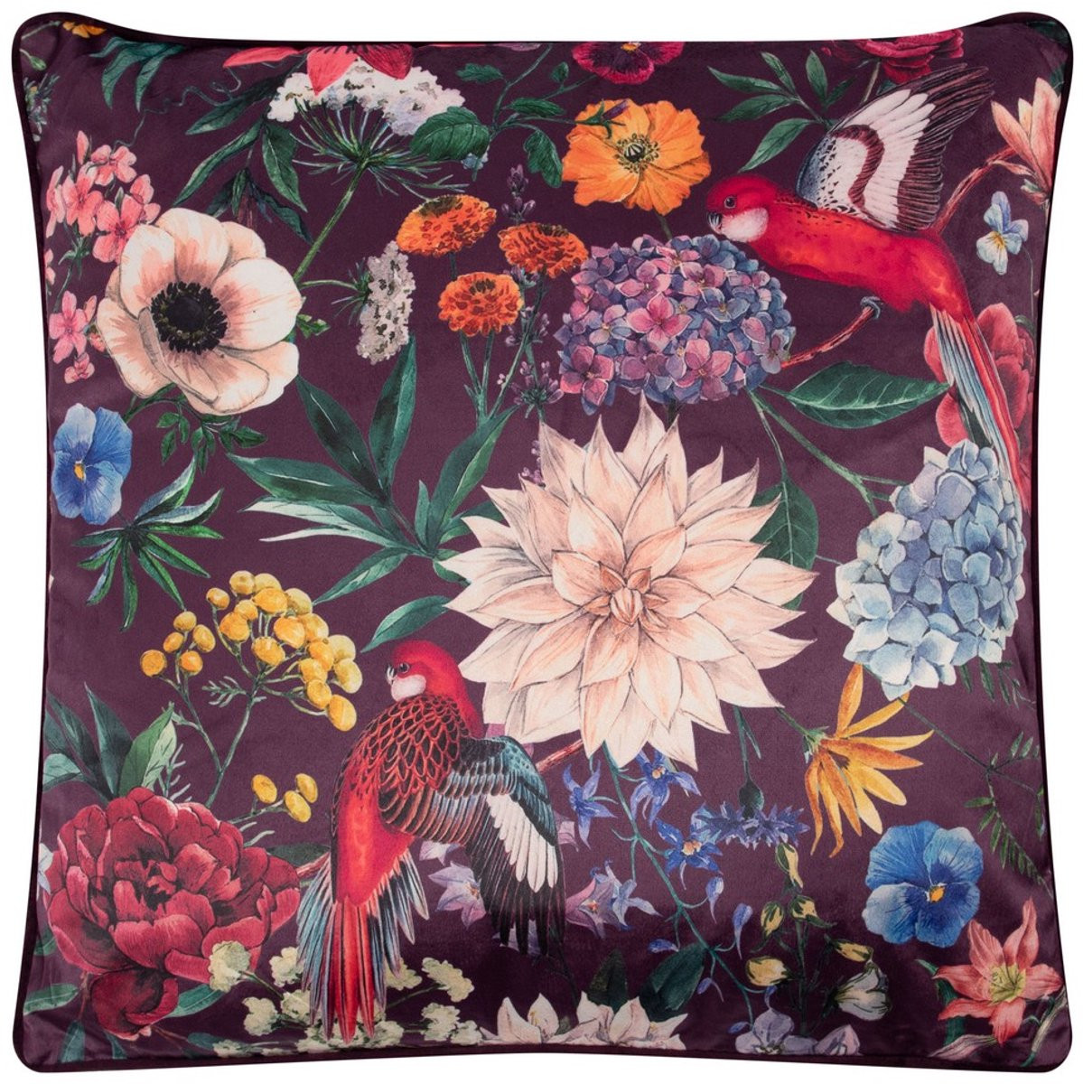 Kussen Carey paars 45 x 45 cm