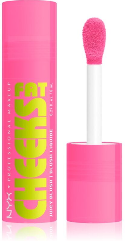 NYX Professional Makeup Fat Cheeks Juicy Blush liquid blusher shade 04 Dragon Fruit Drip 8 ml
