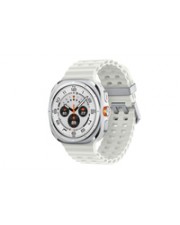 Samsung L705F Galaxy Watch Ultra 47mm LTE titanium white • Die robusteste & leistungsfähigste mit AI • Hart im Nehmen dank robustem Titanium-Gehäuse Grade 4 • Outdoor sicher unterwegs Dual-GPS SOS- und Track-Back-Funktion • Gehäuse 3,8 cm 1,5 Zoll Display (SM-L705FZWADBT)