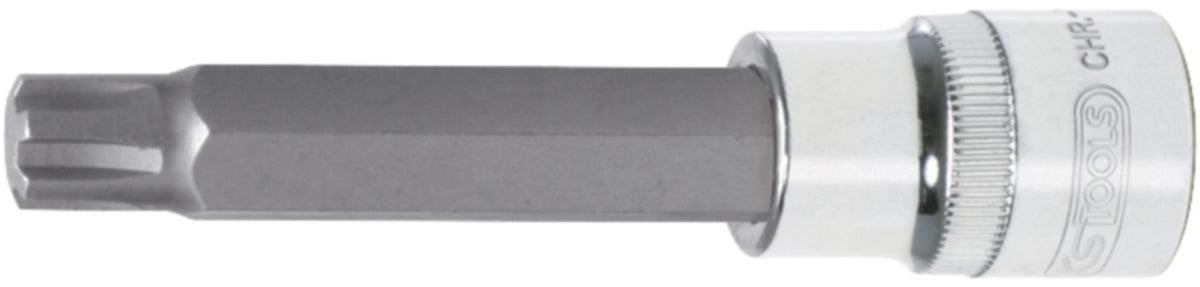 KS Tools 1/2" Chromeplus bit-doppenhouder RIBE, lang, M10, 240 mm (918.5309)