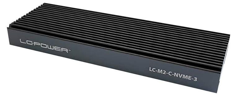 LC-Power LC-M2-C-NVME-3 SSD-behuizing voor NVMe M.2 SSD