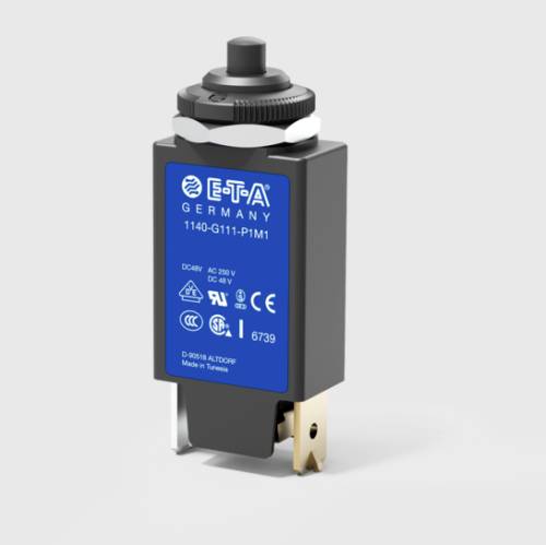 ETA Engineering Technology 1140-G111-P1M1-12A Schutzschalter 240 V/AC, 48 V/DC 12A 1St.