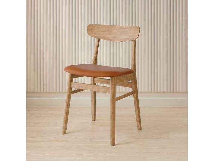 Hammel Furniture Mosbøl, Stuhl, Massivholz mit gepolstertem Sitz – robust & komfortabel () Massivholz, gepolsterte Sitzfläche, versch. Farbvarianten