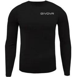 Givova, Unisex, Funktionsshirt, unterhemd mit langen ärmeln, elastisch corpus 3 (XL), Schwarz