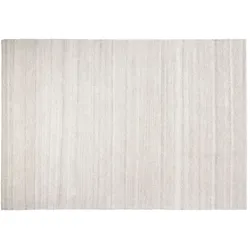 KAPET Outdoor Teppich – Handgewebt aus recyceltem PET Beige Melange L
