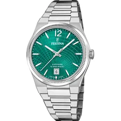 Festina Quarz Damen RivÉ F20052/6 - grün,silber - 35mm