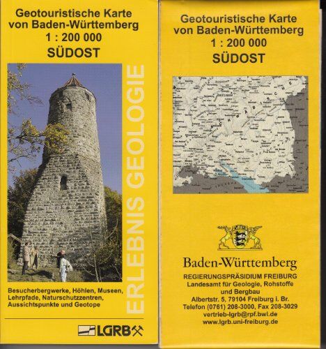 Thomas Huth - Geotouristische Karte von Baden-Württemberg: Südost - Preis vom 09.10.2026 07:28:09 h