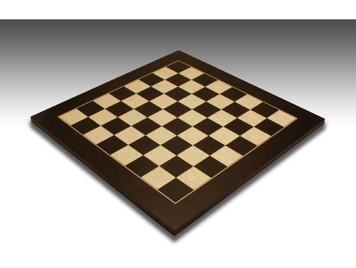HOT Games Schaakbord - Ingelakt - 50 mm 50 cm - Zwart/Ahorn