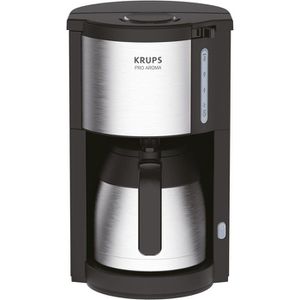 Krups Kaffeemaschine ProAroma Therm KM305D, mit Thermoskanne, 1,25 Liter, 800 Watt, schwarz, bis zu 10 Tassen