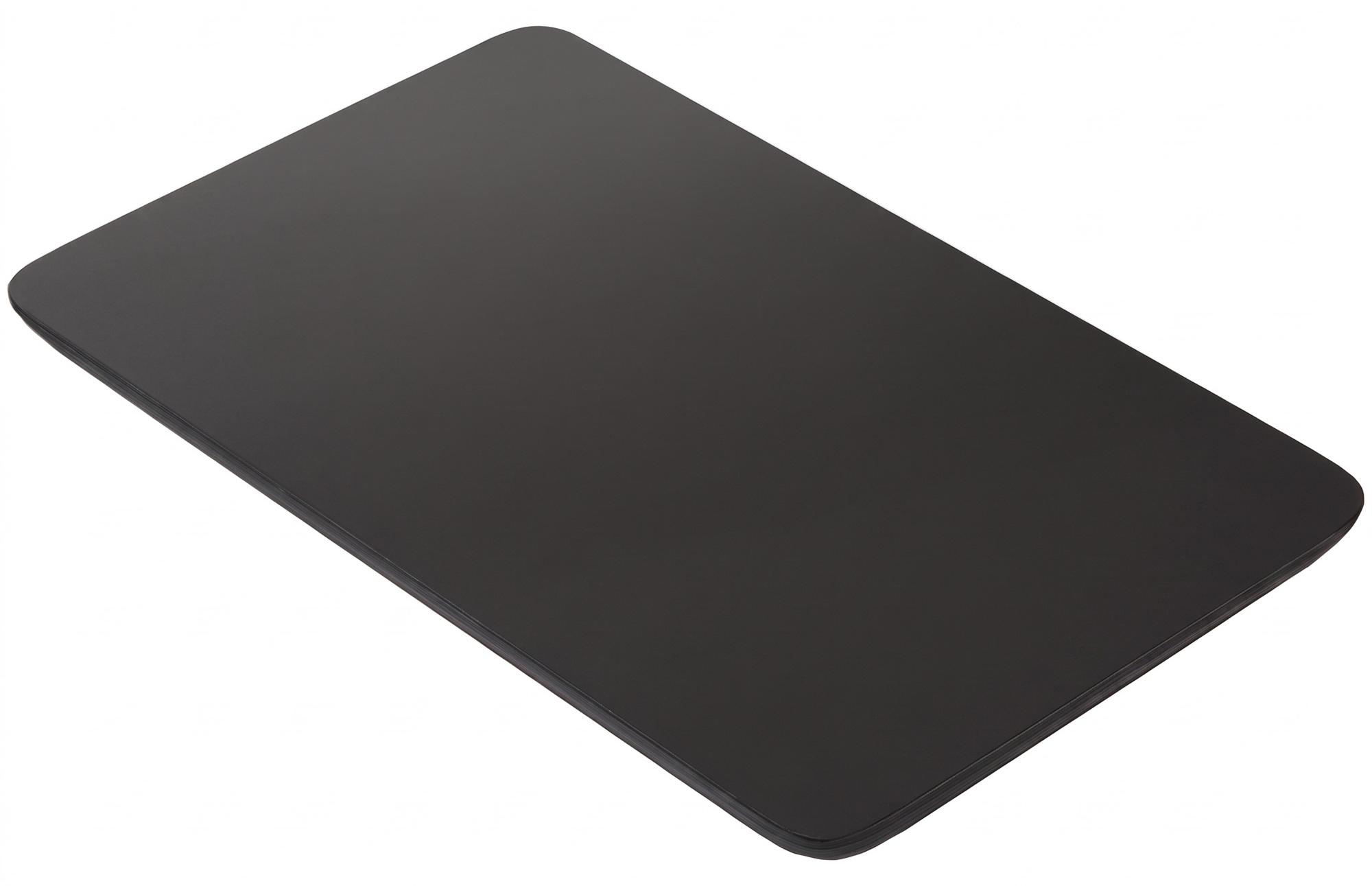 LUGANO | Gastro Terrassen Tischplatte | B:T 120 x 70 cm | Schwarz | Quadratisch | Bistro Restaurant Tischplatte