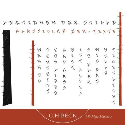 Lektionen der Stille - Helwig Schmidt-Glintzer, Audio, 9783406742088