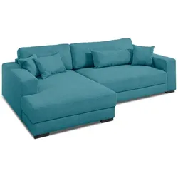 filippo Ecksofa Marsala Cord Blau, Grün Petrol