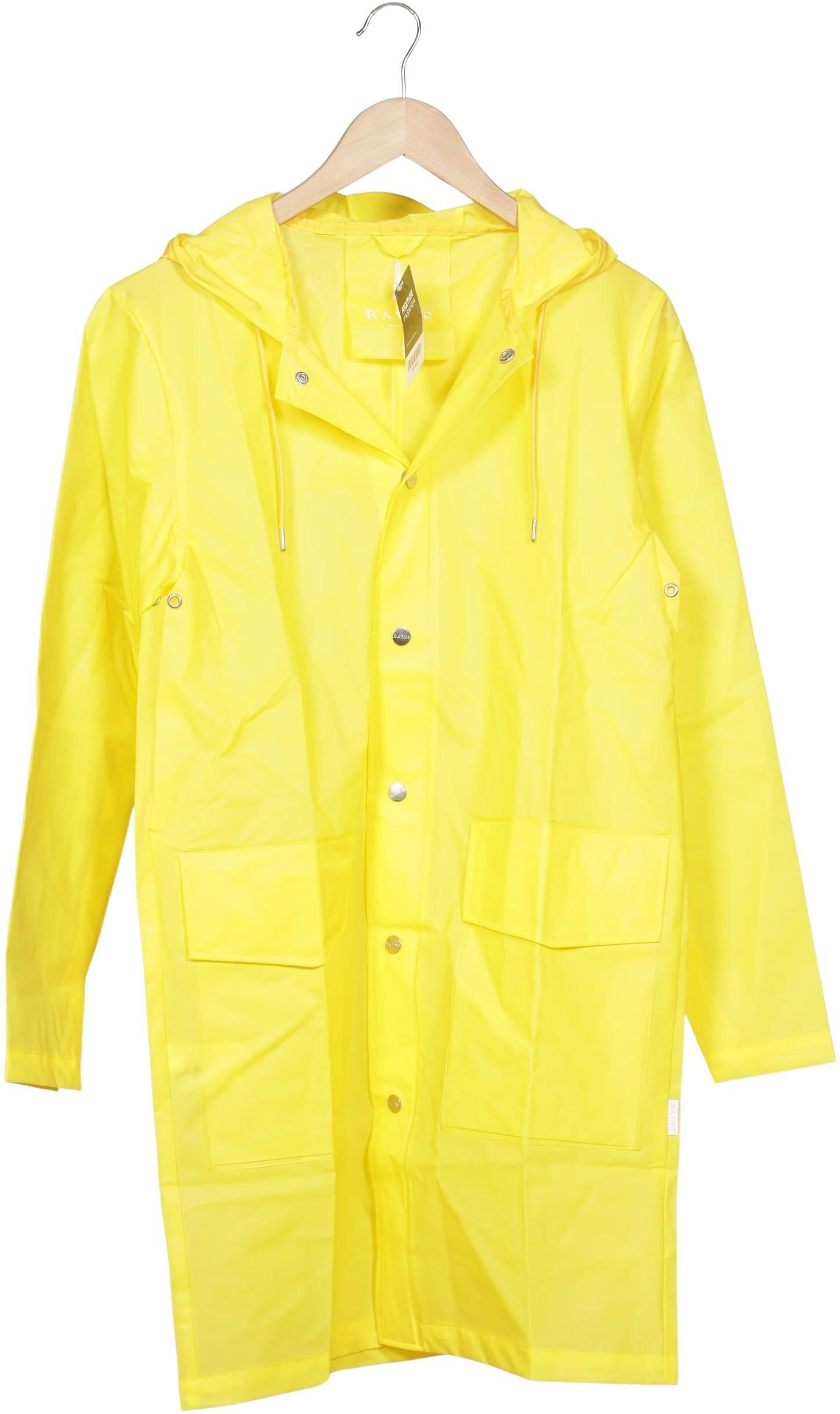 Rains Damen Mantel, Neon, Gr. XS, Synthetik - Second Hand