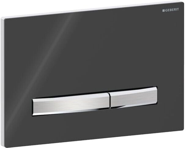 Geberit Sigma 50 Square Betätigungsplatte 115788DW2 tiefschwarz RAL9005 , für 2-Mengen-Spülung