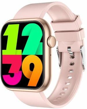 Inspired Deals QX7 Pro Smart Watch With Bluetooth Calling Health Fitness Tracker IP67 Waterproof pink