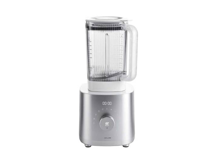 ZWILLING ENFINIGY krachtige blender 1,8 liter, mixer met roestvrijstalen winglet-lemmet en 1600 watt krachtige motor, zilver
