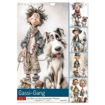 Gassi-Gang (Wandkalender 2027 DIN A4 hoch), CALVENDO Monatskalender