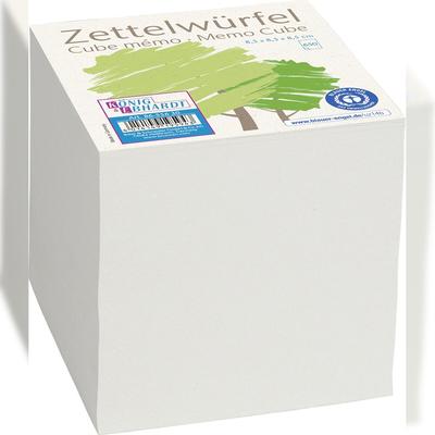 König & Ebhardt Zettelklotz, 9 x9 cm, weiß , 100 Blatt