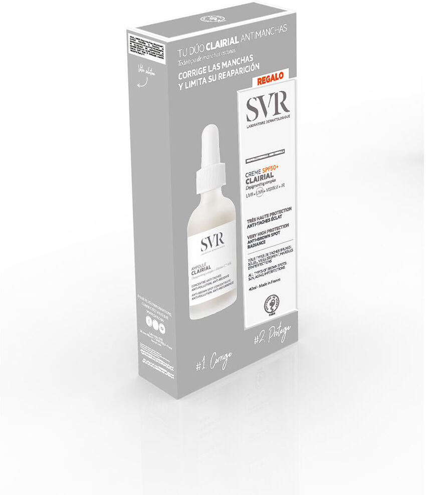 Svr Clairial Ampoule + Crème SPF50 - Coffret 2 pièces