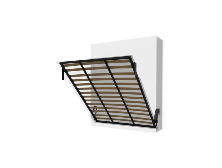 Wallbedking Morphy Integrated Lit Escamotable Rabattable et Gain de Place Modulaire et Pliant 160x200 cm Vertical
