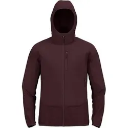 ODLO Herren Funktionsjacken lg.Arm He/Uni ASCENT HYBRID, Größe L in Rot Rot