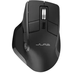 JLab Epic Bluetooth-Maus, Ergonomisches Design, 9 Tasten Verbindung über Bluetooth oder USB-Dongle, Kompatibel mit Windows, Mac OS und Chrome OS