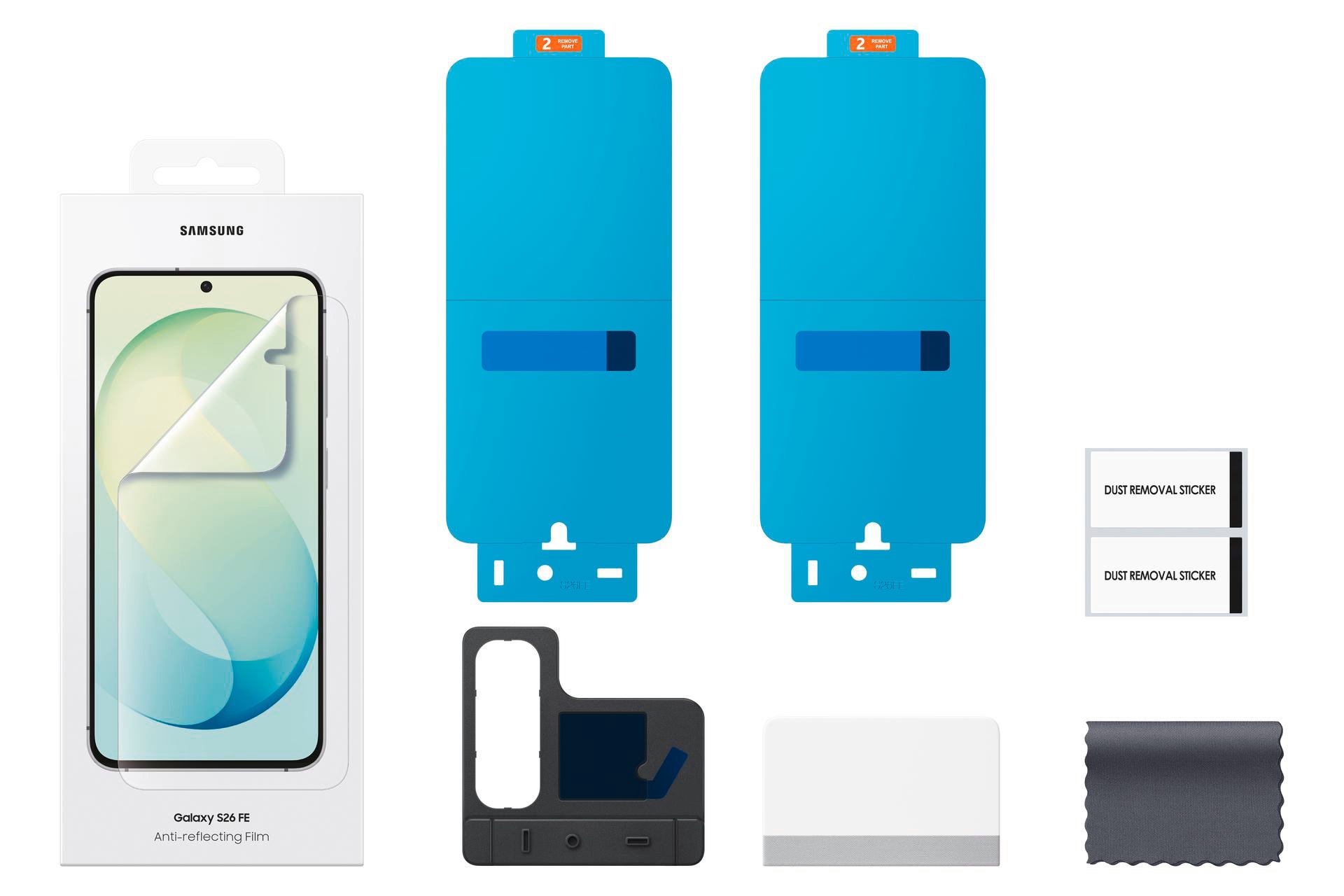Samsung A/R Film Case für Galaxy S26 FE transparent (2 Stück)