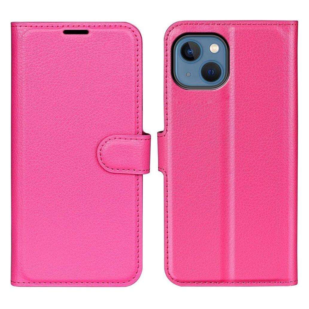 Cover-Discount iPhone 14 Plus - Leder Etui Hülle pink (Apple iPhone 14 Plus) (101134378G)