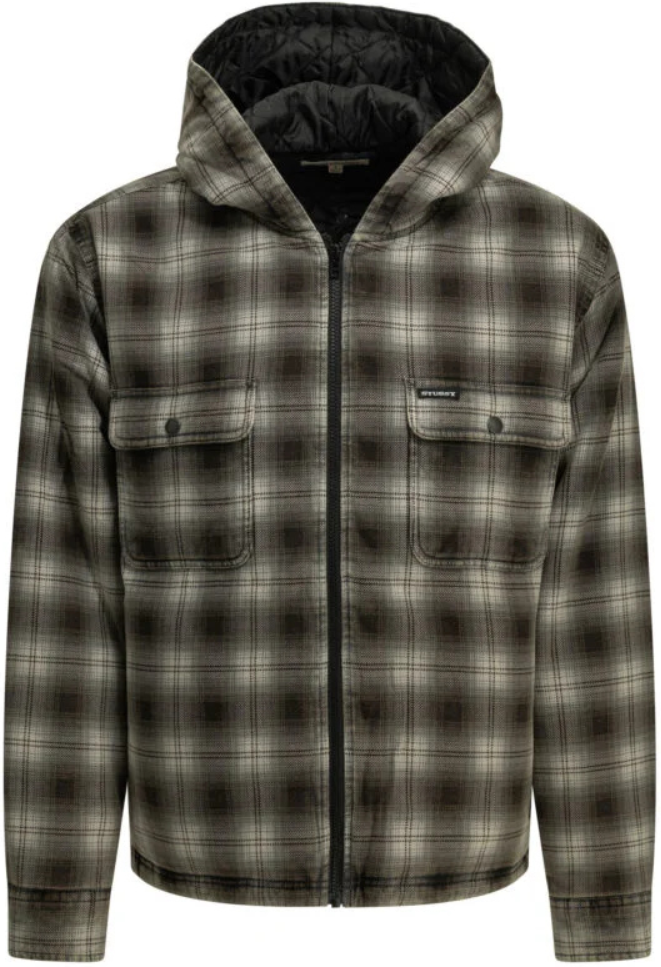 STÜSSY sweat à capuche homme gris Gris L