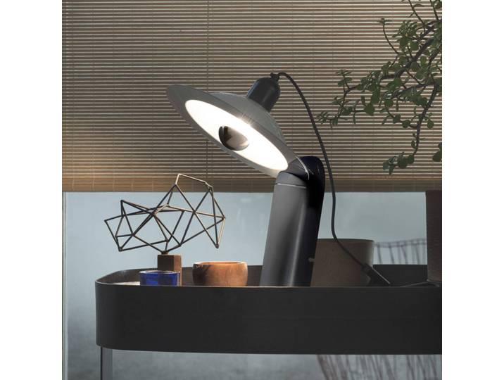 Design wandlamp Lampiatta, zwart, Woon-/ Eetkamer, Kunststof, Design, Wandlamp design