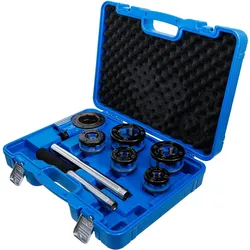 BGS, Gewindeschneider + Gewindebohrer, Schneidkluppen-Satz 3/8" - 1.1/4" 7-tlg.