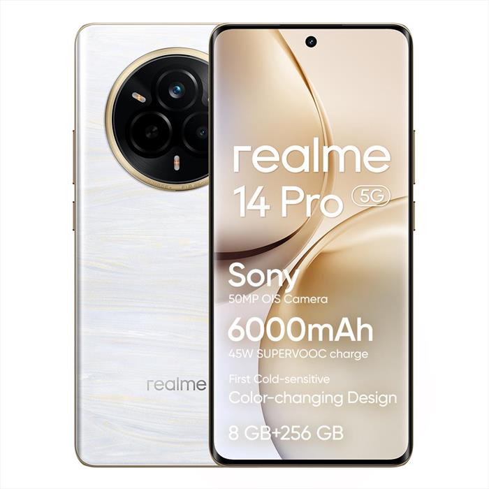 Realme Smartphone 14 Pro 5g (256gb 8gb)-pearl White