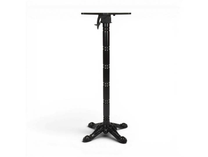 Pied de table haute BISTROT - Pliable - Mange-Debout - Noir - 4