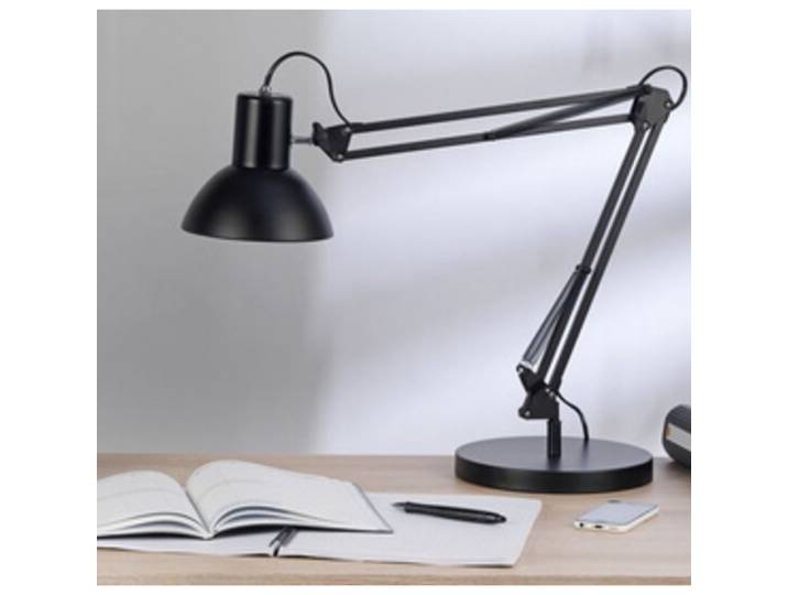 Lampe de bureau SUCCESS 66, pince/socle, noir