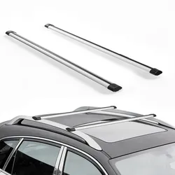 VEVOR Dachgepäckträger Dachquerträger mit 100 kg Tragkraft, 120 cm Querträger aus Aluminiumlegierung, Dachträger Ideal für Gepäck Kanus Lastenkörbe Fracht (nur Querträger, ohne Befestigungsfüße)