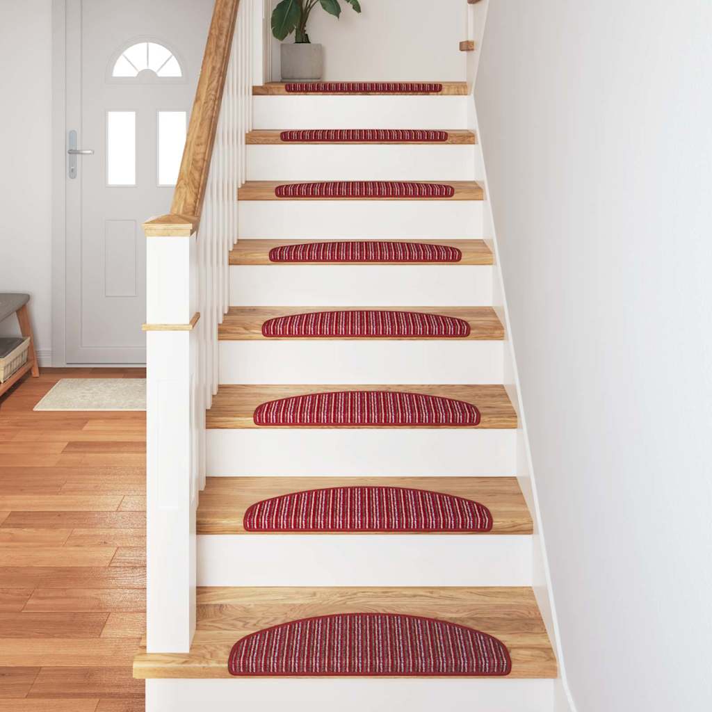 vidaXL Tapis d'escalier auto-adhésifs 15 pc 65 x 21 x 4 cm Non-Slip